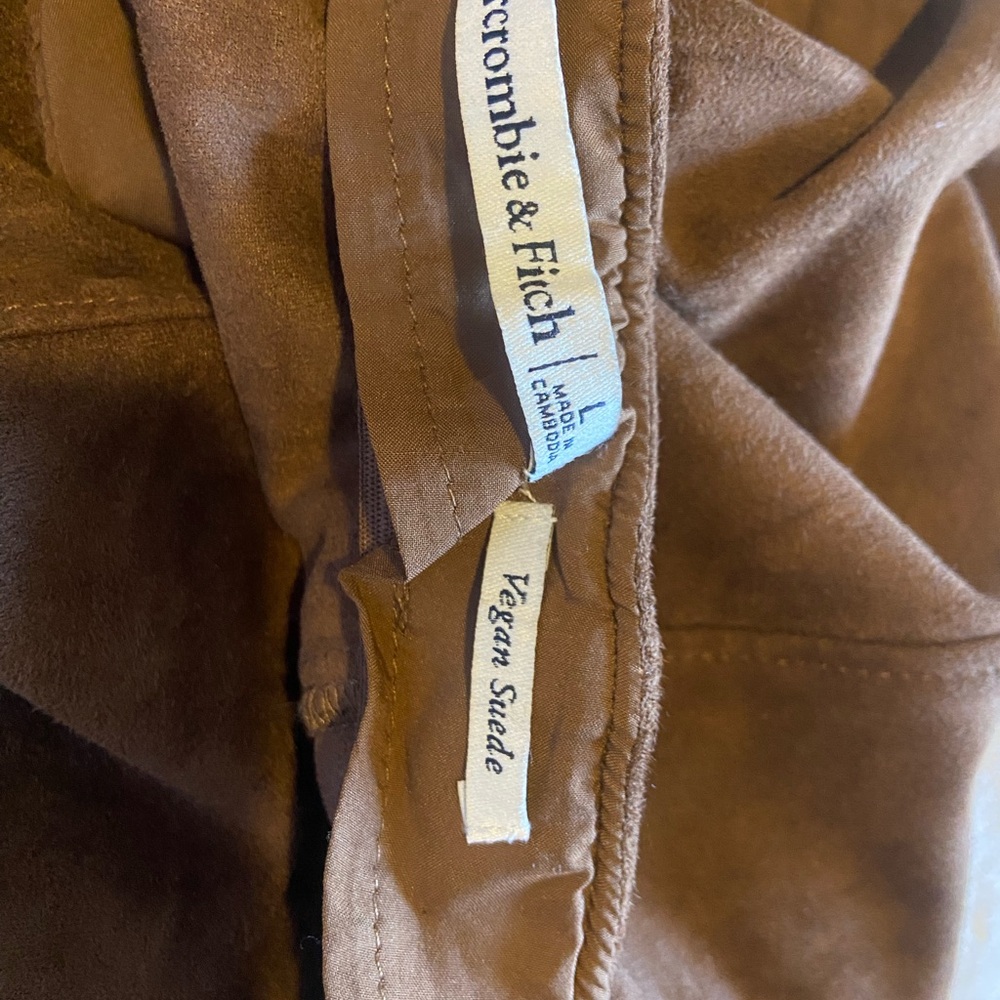 Abercrombie & Fitch Vegan Suede Jacket
